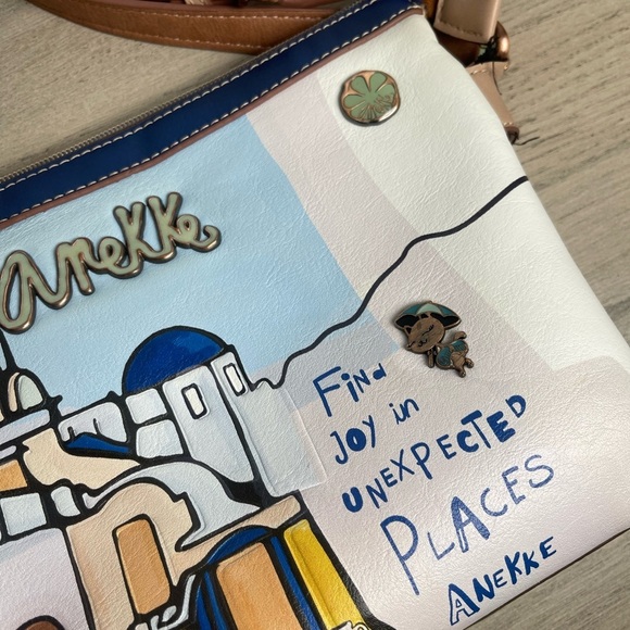 Anekke | Mediterranean Inspired Crossbody Bag Resortwear Greece Coastal Beach - Picture 7 of 16